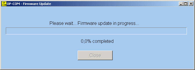 Инструкция по прошивке OP-COM - ждем